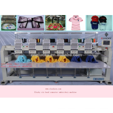 Industrial computer 6 head embroidery machine prices sweater knitting machine